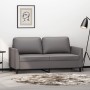 Sofá de 2 plazas de cuero sintético gris 140 cm de , Sofás - Ref: Foro24-359335, Precio: 209,33 €, Descuento: %
