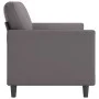 2-Sitzer-Sofa aus grauem Kunstleder, 140 cm von , Sofas - Ref: Foro24-359335, Preis: 191,85 €, Rabatt: %