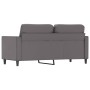Sofá de 2 plazas de cuero sintético gris 140 cm de , Sofás - Ref: Foro24-359335, Precio: 209,33 €, Descuento: %