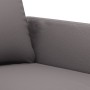 Sofá de 2 plazas de cuero sintético gris 140 cm de , Sofás - Ref: Foro24-359335, Precio: 209,33 €, Descuento: %
