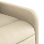 Silla de masaje reclinable de pie de tela color crema en Sillones | Comprar online en Foru.es
