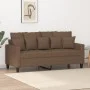 Sofá de 2 plazas de tela marrón 140 cm de , Sofás - Ref: Foro24-359270, Precio: 205,19 €, Descuento: %