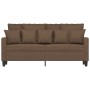 Sofá de 2 plazas de tela marrón 140 cm de , Sofás - Ref: Foro24-359270, Precio: 205,23 €, Descuento: %