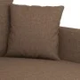 Sofá de 2 plazas de tela marrón 140 cm de , Sofás - Ref: Foro24-359270, Precio: 205,19 €, Descuento: %