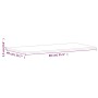 Encimera de baño madera maciza de haya 80x40x1,5 cm de , Encimeras - Ref: Foro24-355997, Precio: 40,56 €, Descuento: %