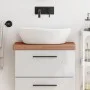Badezimmerarbeitsplatte aus massivem Buchenholz, 60 x 40 x 4 cm von , Arbeitsplatten - Ref: Foro24-356007, Preis: 68,58 €, Ra...