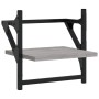 Estantes de pared con barras 2 uds gris Sonoma 30x25x30 cm de , Estantes y estanterías - Ref: Foro24-836236, Precio: 19,90 €,...