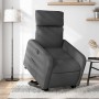 Sillón eléctrico reclinable elevable de tela gris oscuro en Sillones | Comprar online en Foru.es