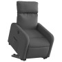 Sillón eléctrico reclinable elevable de tela gris oscuro en Sillones | Comprar online en Foru.es