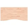 Schreibtischplatte aus massivem Buchenholz, 100 x (45–50) x 2,5 cm von , Schreibtischzubehör und Produkte - Ref: Foro24-35603...