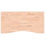 Tablero de escritorio madera maciza de haya 100x(45-50)x2,5 cm de , Accesorios y productos para escritorios - Ref: Foro24-356...