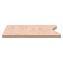 Tablero de escritorio madera maciza de haya 100x(45-50)x2,5 cm de , Accesorios y productos para escritorios - Ref: Foro24-356...