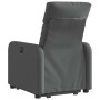 Sillón eléctrico reclinable elevable de tela gris oscuro en Sillones | Comprar online en Foru.es