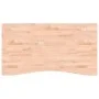 Solid beech wood desk board 110x(55-60)x4 cm by , Desk accessories and products - Ref: Foro24-356047, Price: 82,53 €, Discoun...