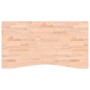 Tablero de escritorio madera maciza de haya 110x(55-60)x4 cm de , Accesorios y productos para escritorios - Ref: Foro24-35604...
