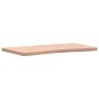 Tablero de escritorio madera maciza de haya 110x(55-60)x4 cm de , Accesorios y productos para escritorios - Ref: Foro24-35604...