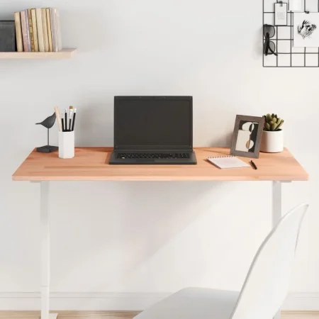 Solid beech wood desk board 100x50x1.5 cm by , Desk accessories and products - Ref: Foro24-356079, Price: 35,32 €, Discount: %