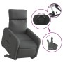 Sillón eléctrico reclinable elevable de tela gris oscuro en Sillones | Comprar online en Foru.es
