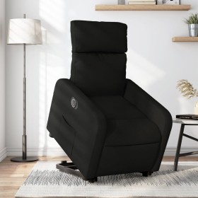 Sillón eléctrico reclinable elevable de tela negro en Sillones | Comprar online en Foru.es