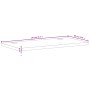 Tablero de escritorio madera maciza de haya 110x60x2,5 cm de , Accesorios y productos para escritorios - Ref: Foro24-356087, ...