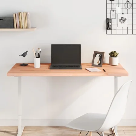 Solid beech wood desk board 110x55x2.5 cm by , Desk accessories and products - Ref: Foro24-356085, Price: 46,48 €, Discount: %