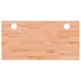 Tablero de escritorio madera maciza de haya 110x55x2,5 cm de , Accesorios y productos para escritorios - Ref: Foro24-356085, ...