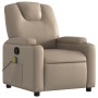 Sillón de masaje reclinable cuero sintético color capuchino de , Sillones - Ref: Foro24-372402, Precio: 271,38 €, Descuento: %
