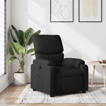 Sillón reclinable de tela negro de , Sillones - Ref: Foro24-373412, Precio: 199,53 €, Descuento: %