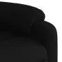 Sillón reclinable de tela negro de , Sillones - Ref: Foro24-373412, Precio: 196,60 €, Descuento: %