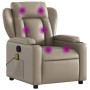 Sillón de masaje reclinable cuero sintético color capuchino de , Sillones - Ref: Foro24-372440, Precio: 245,15 €, Descuento: %