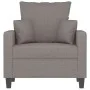 Sillón de tela gris taupé 60 cm de , Sofás - Ref: Foro24-359258, Precio: 158,11 €, Descuento: %