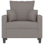 Sillón de tela gris taupé 60 cm de , Sofás - Ref: Foro24-359258, Precio: 160,39 €, Descuento: %