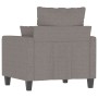 Sillón de tela gris taupé 60 cm de , Sofás - Ref: Foro24-359258, Precio: 160,39 €, Descuento: %