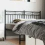 Black metal headboard 135 cm by , Headboards and footboards - Ref: Foro24-373723, Price: 37,17 €, Discount: %