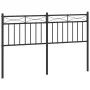 Black metal headboard 135 cm by , Headboards and footboards - Ref: Foro24-373723, Price: 37,17 €, Discount: %