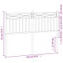 Cabecero de metal negro 135 cm de , Cabeceros y pies de cama - Ref: Foro24-373723, Precio: 37,90 €, Descuento: %