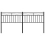 Cabecero de metal negro 193 cm de , Cabeceros y pies de cama - Ref: Foro24-373728, Precio: 33,52 €, Descuento: %