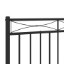 Cabecero de metal negro 193 cm de , Cabeceros y pies de cama - Ref: Foro24-373728, Precio: 33,52 €, Descuento: %