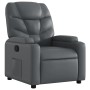 Sillón reclinable de cuero sintético gris de , Sillones - Ref: Foro24-372468, Precio: 213,55 €, Descuento: %