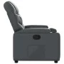 Sillón reclinable de cuero sintético gris de , Sillones - Ref: Foro24-372468, Precio: 208,79 €, Descuento: %