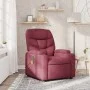 Sillón de masaje reclinable de tela color vino tinto de , Sillones - Ref: Foro24-372456, Precio: 233,17 €, Descuento: %