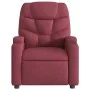 Sillón de masaje reclinable de tela color vino tinto de , Sillones - Ref: Foro24-372456, Precio: 233,17 €, Descuento: %