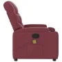 Sillón de masaje reclinable de tela color vino tinto de , Sillones - Ref: Foro24-372456, Precio: 233,17 €, Descuento: %