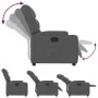 Sillón reclinable de tela gris oscuro de , Sillones - Ref: Foro24-372442, Precio: 198,32 €, Descuento: %