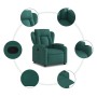 Sillón reclinable de tela verde oscuro de , Sillones - Ref: Foro24-372409, Precio: 200,36 €, Descuento: %