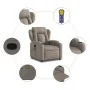 Sillón de masaje reclinable de tela gris taupé de , Sillones - Ref: Foro24-372423, Precio: 256,33 €, Descuento: %