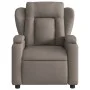 Sillón de masaje reclinable de tela gris taupé de , Sillones - Ref: Foro24-372423, Precio: 256,33 €, Descuento: %