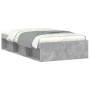Estructura de cama gris hormigón 100x200 cm de , Camas y somieres - Ref: Foro24-3203834, Precio: 118,65 €, Descuento: %