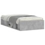 Estructura de cama gris hormigón 100x200 cm de , Camas y somieres - Ref: Foro24-3203834, Precio: 118,65 €, Descuento: %