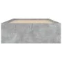Estructura de cama gris hormigón 100x200 cm de , Camas y somieres - Ref: Foro24-3203834, Precio: 118,68 €, Descuento: %